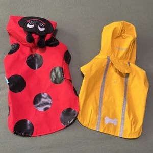 Dog raincoats